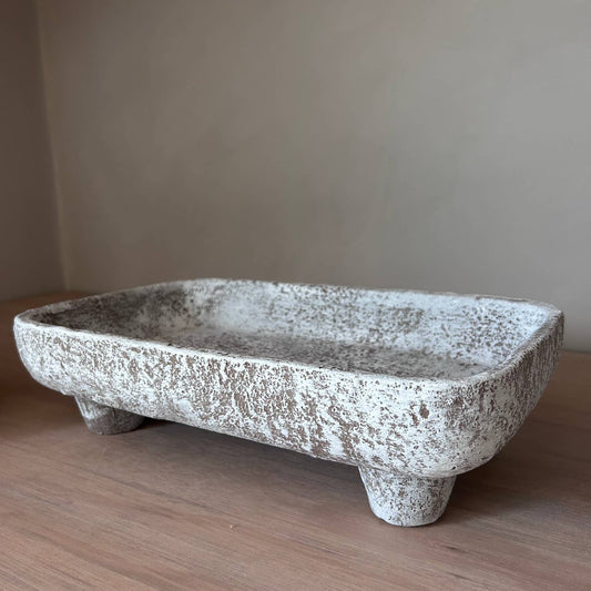 Satu Stone Footed Bowl